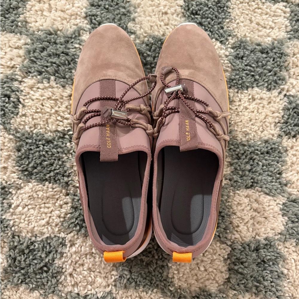Cole Haan Women’s Brown and Mauve Sneakers